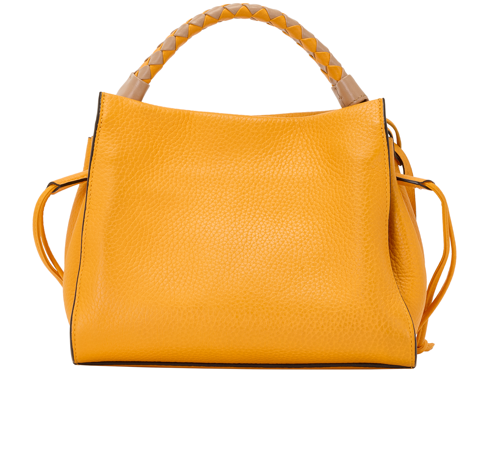 Small Iris, &pound;420, Handbags, Yellow, Leather, Back view